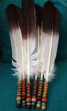Genuine Feathers with Handmade Handles_image
